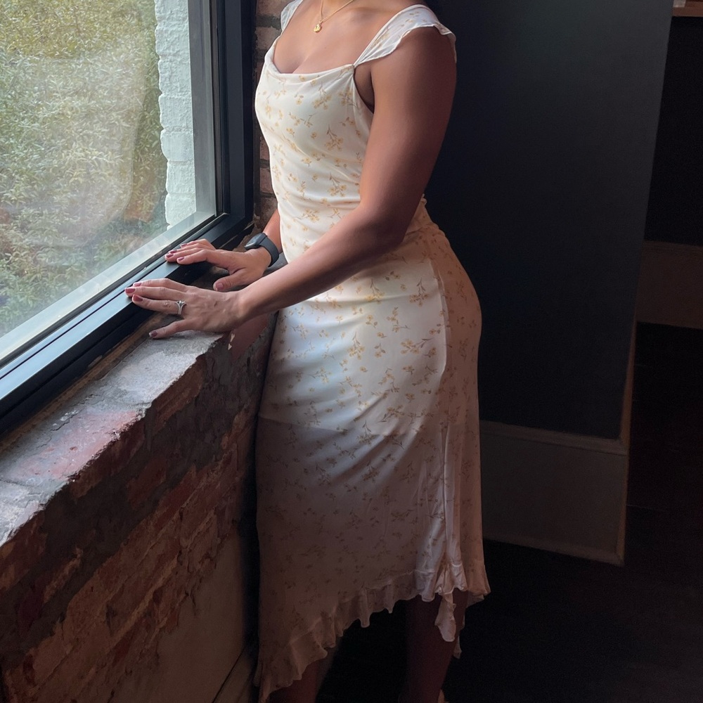 Floral Cream Dress